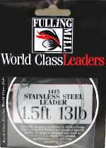 Fulling Mill 18" Stainless Steel Leaders