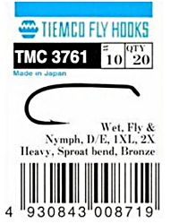 Tiemco TMC3761 Wet Fly and Nymph Hooks