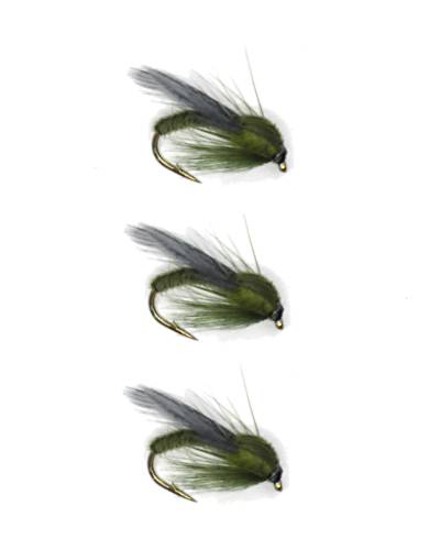 Medium Olive Nymph (x3)
