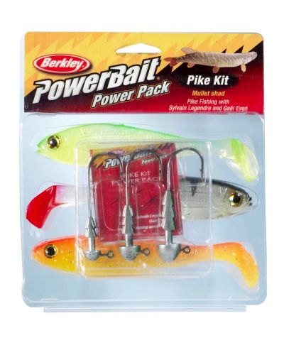Powerbait Pike Kit Mullet Shad Power Pack