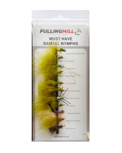Fulling Mill Must Have Damsel Nymphs Selection