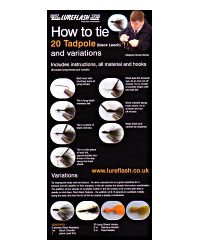 How To Tie - 20 Tadpole (Black Leech) and variations