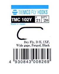 Tiemco TMC102Y Fly Hooks